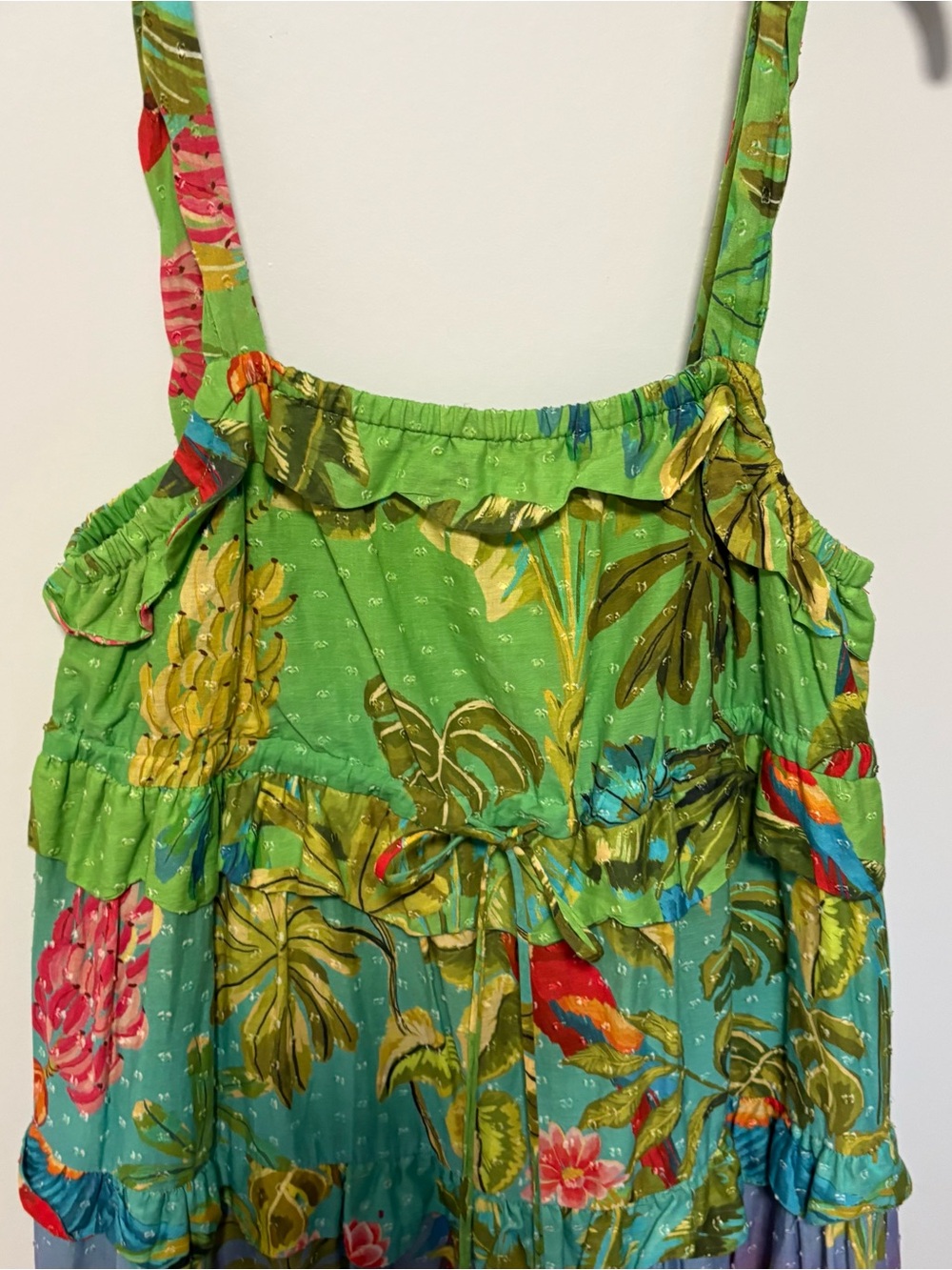 Farm Rio Ombré Forest Maxi Dress tropical size XL - Picture 4 of 11
